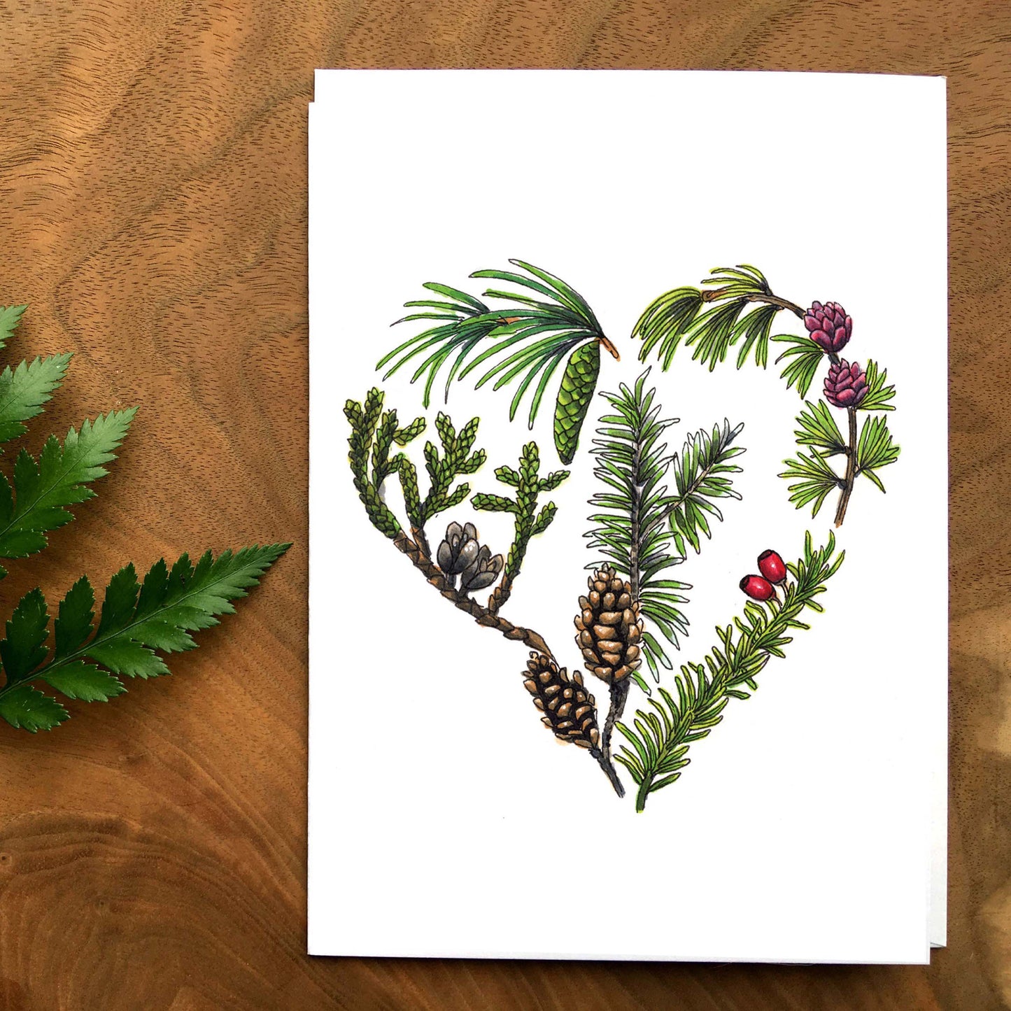 Card - Resinous Heart