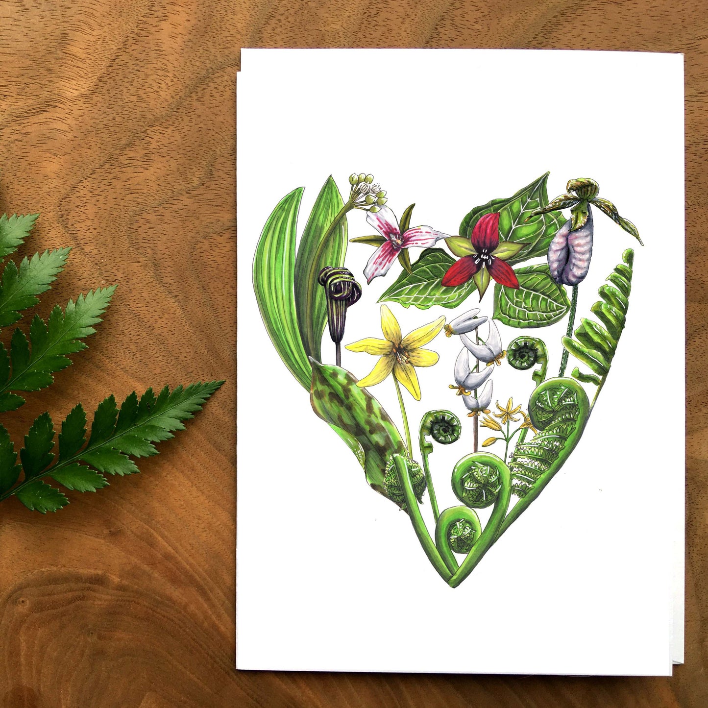 Card - Wildflower Heart