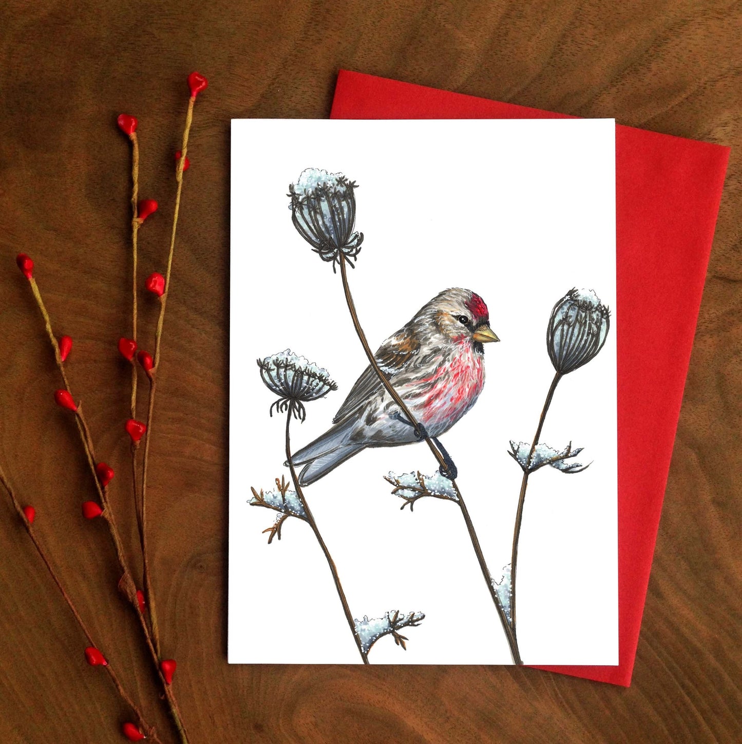 Map - Redpoll and winter delicacy