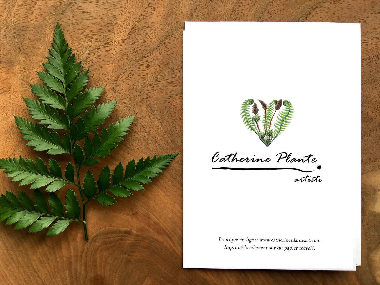 Carte - Coeur de fleurs