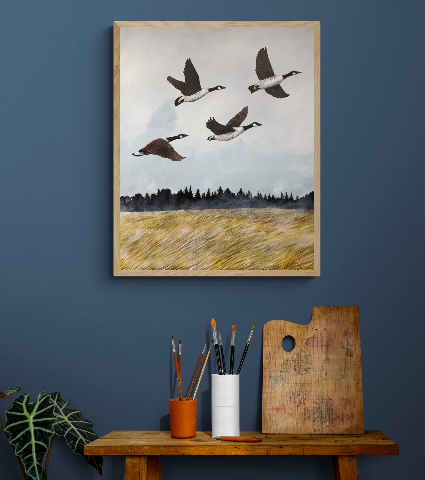 Peinture originale - Envolée champêtre
