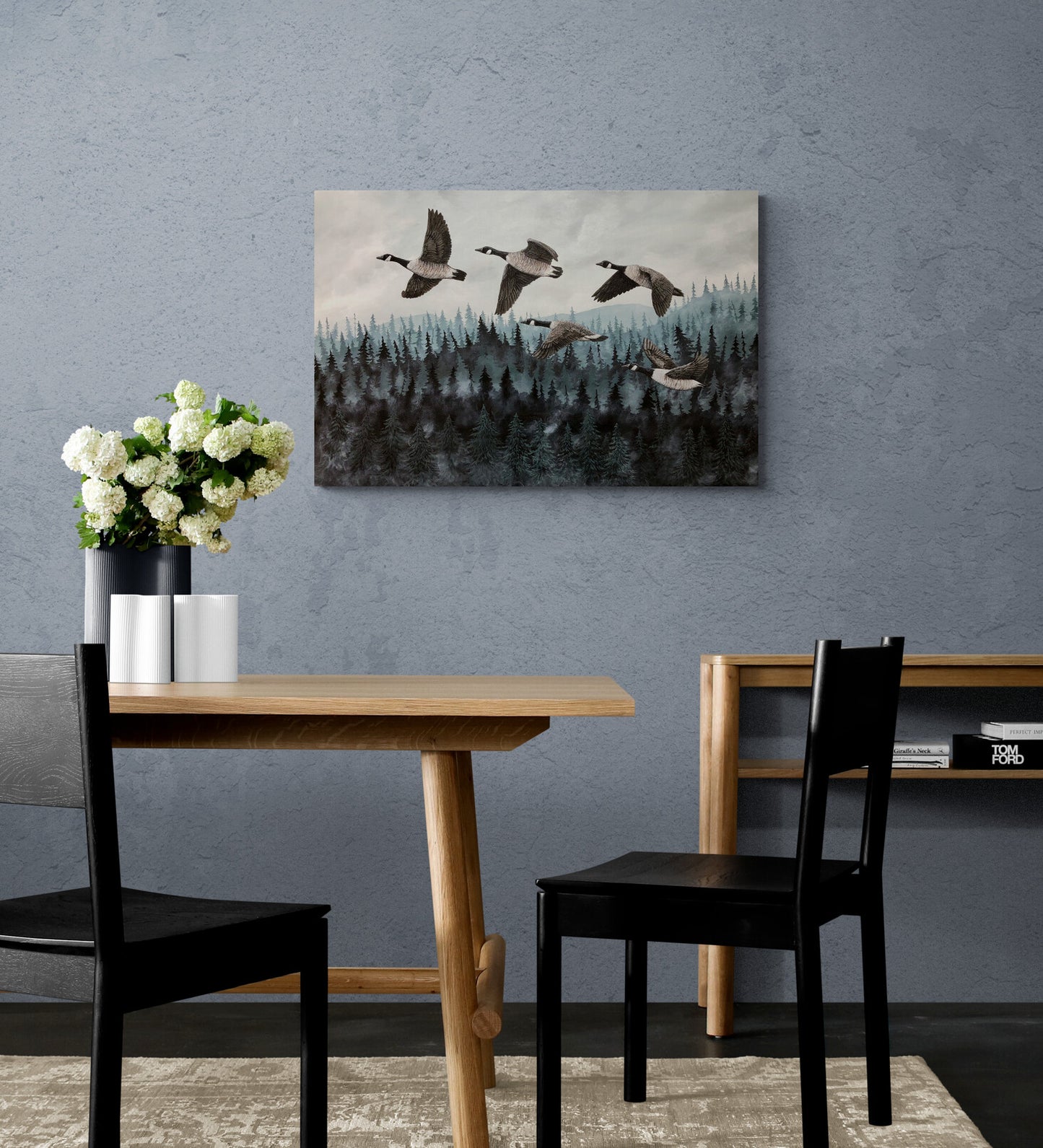 Peinture de paysage sur toile