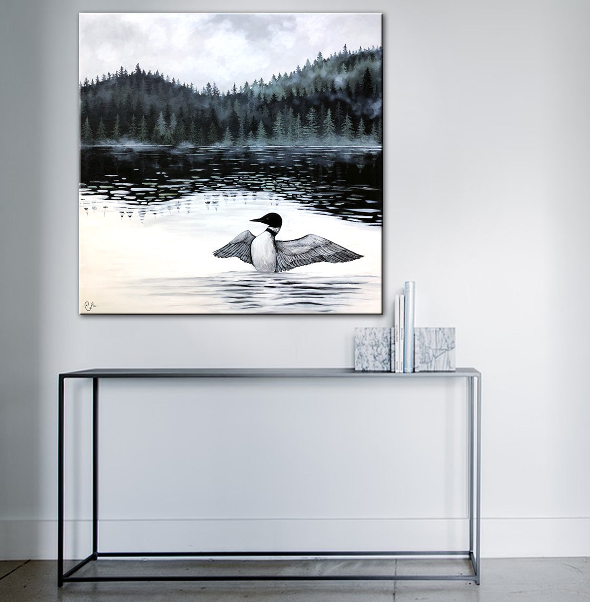 Original painting - The lake loon