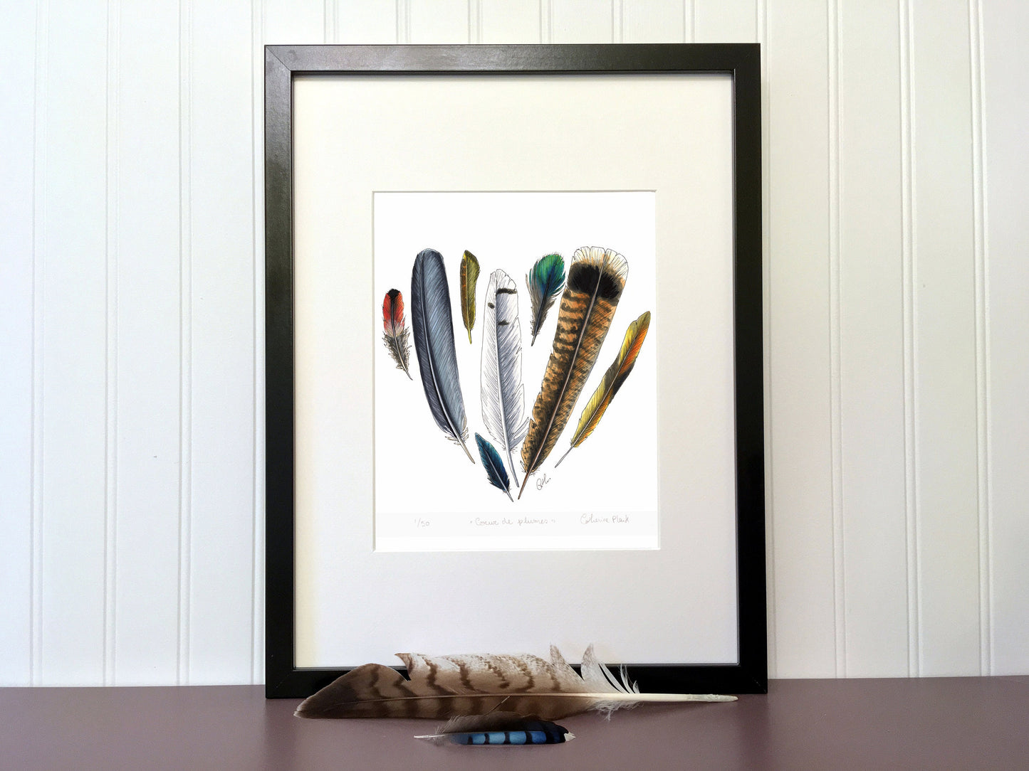 Art Print - Heart of Feathers
