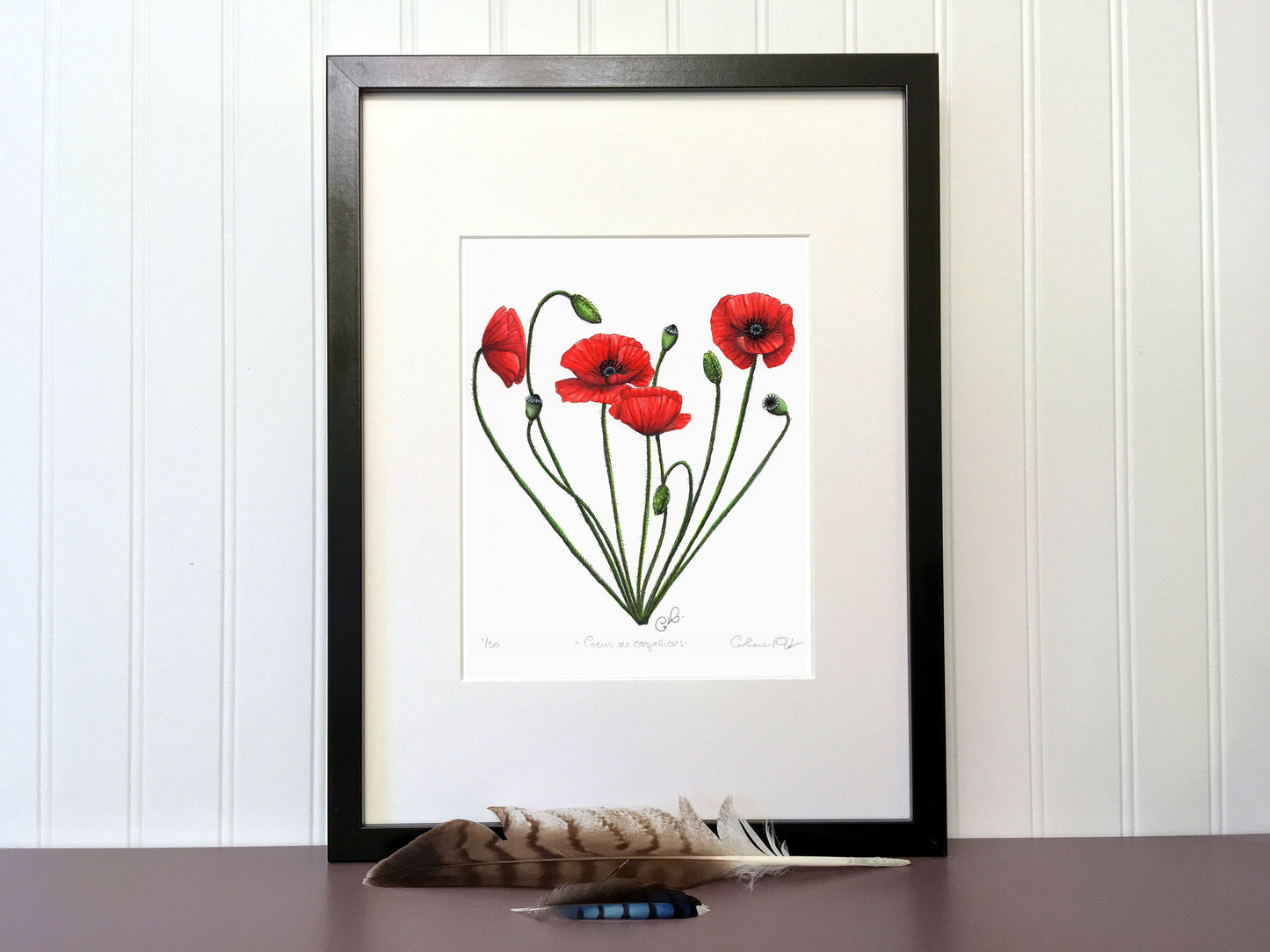 Art Print - Poppy Heart