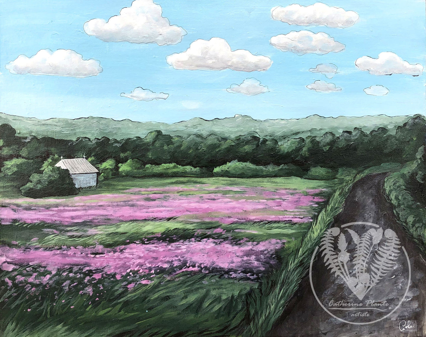 Peinture originale - Prairie no 2