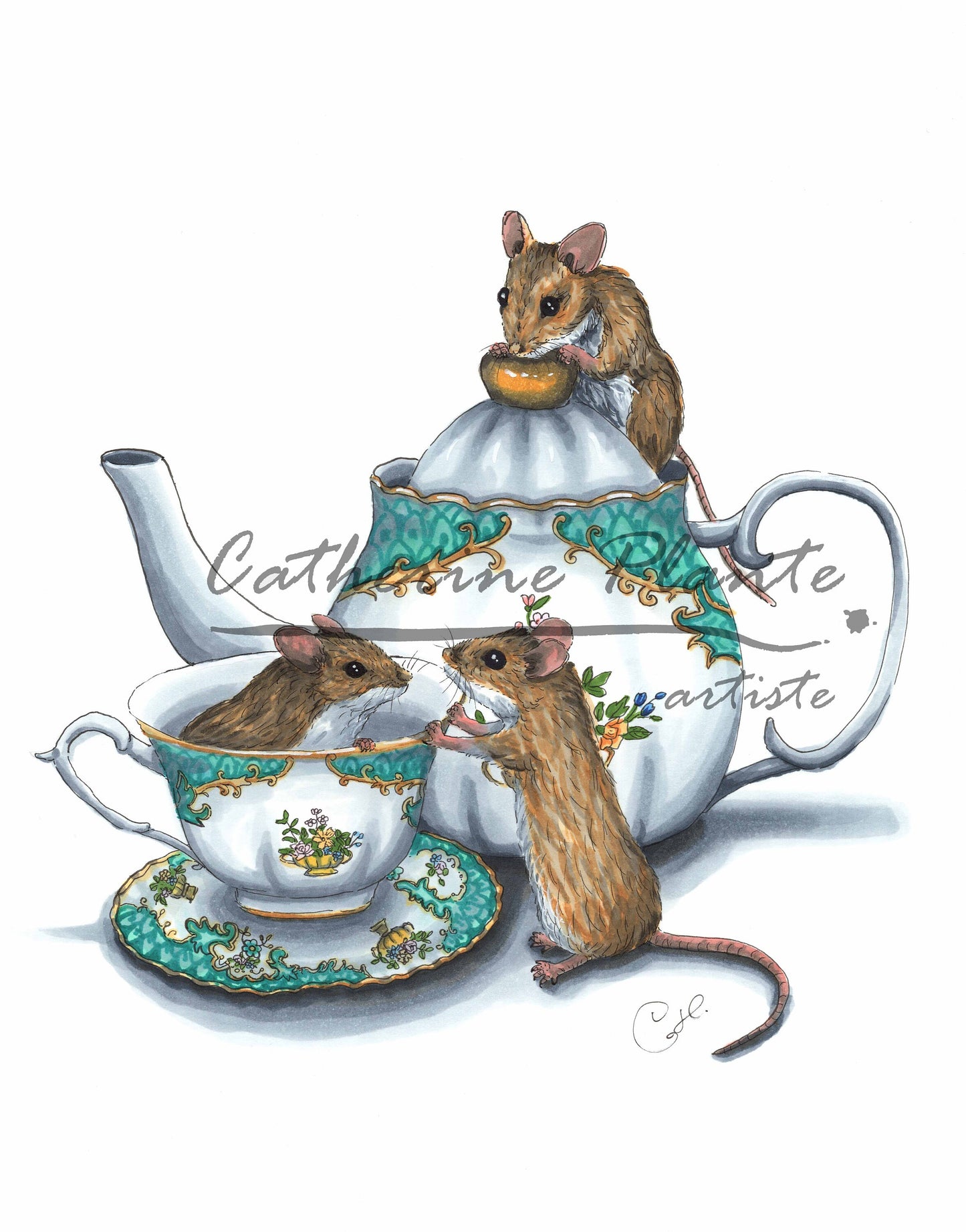 Art print - Tempest in a teapot