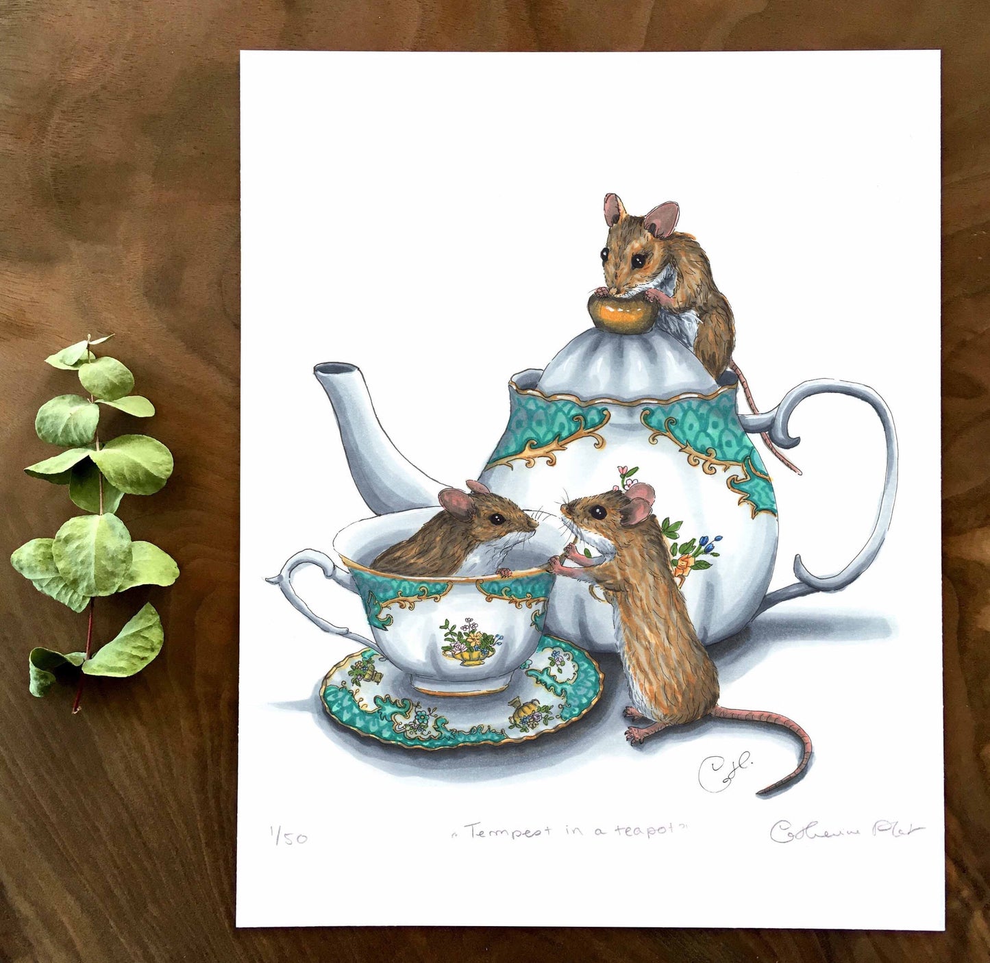 Art print - Tempest in a teapot