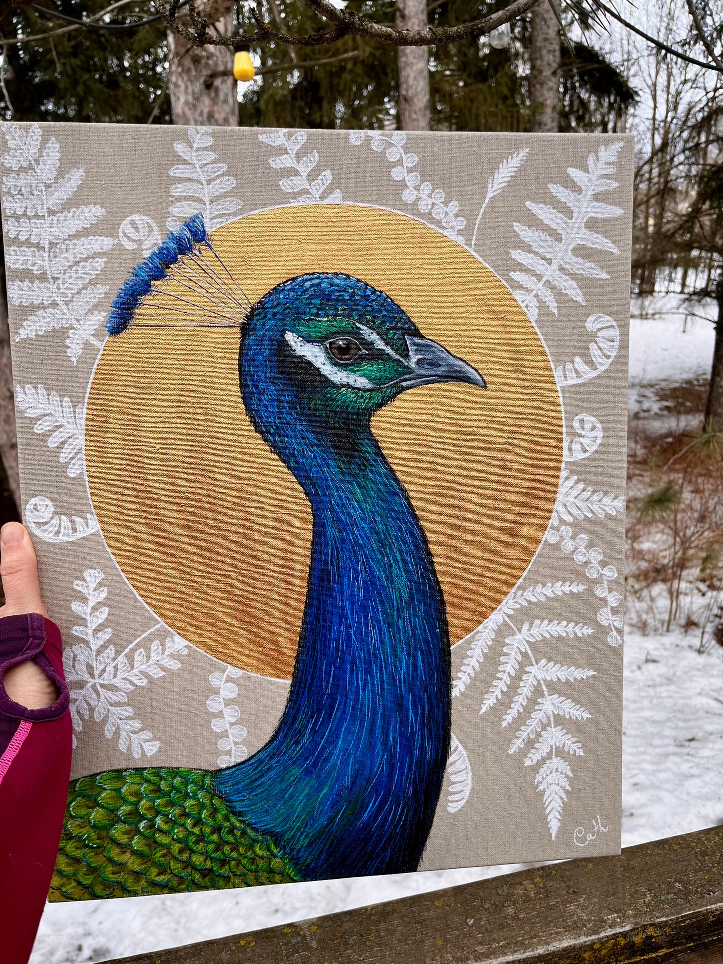 Peinture originale - Saint-Paon