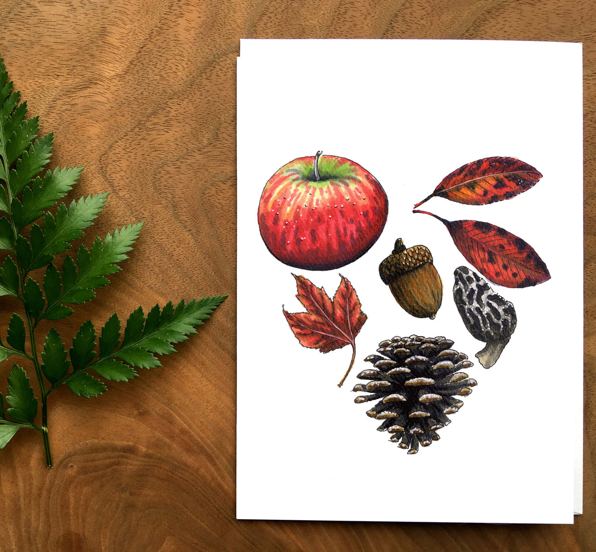 Greeting Cards - Autumnal Heart