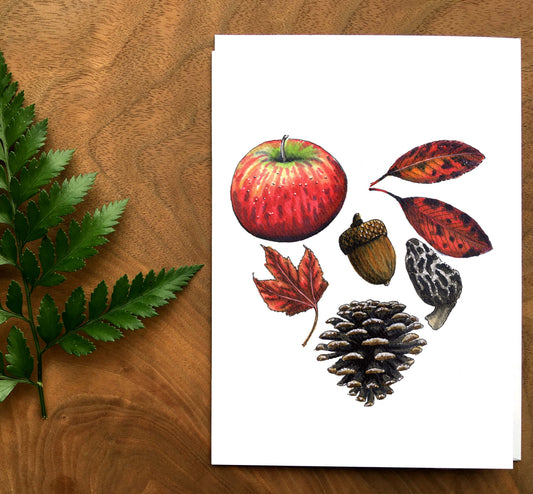 Greeting Cards - Autumnal Heart