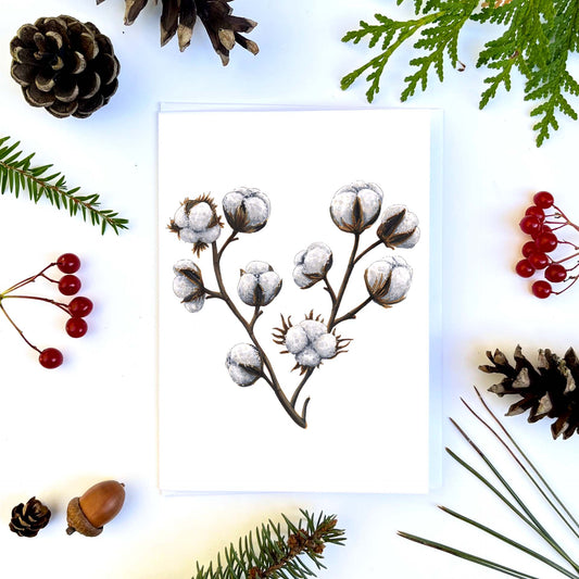 Carte - Coeur de coton