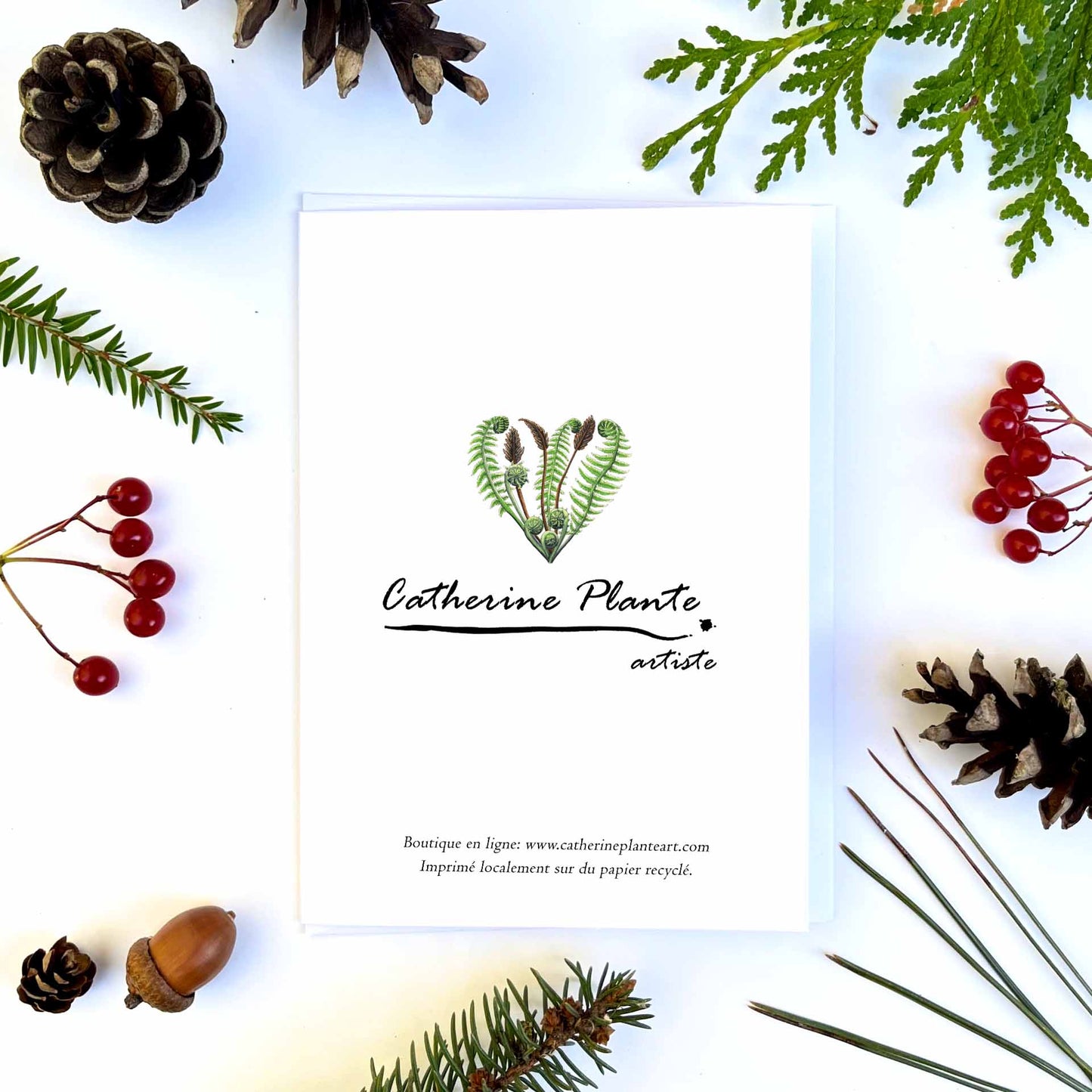 Carte - Coeur résineux