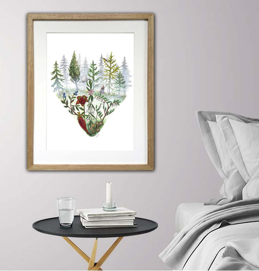 Cardinals and the Ginkgo