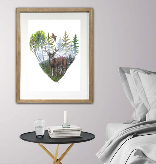 Cardinals and the Ginkgo