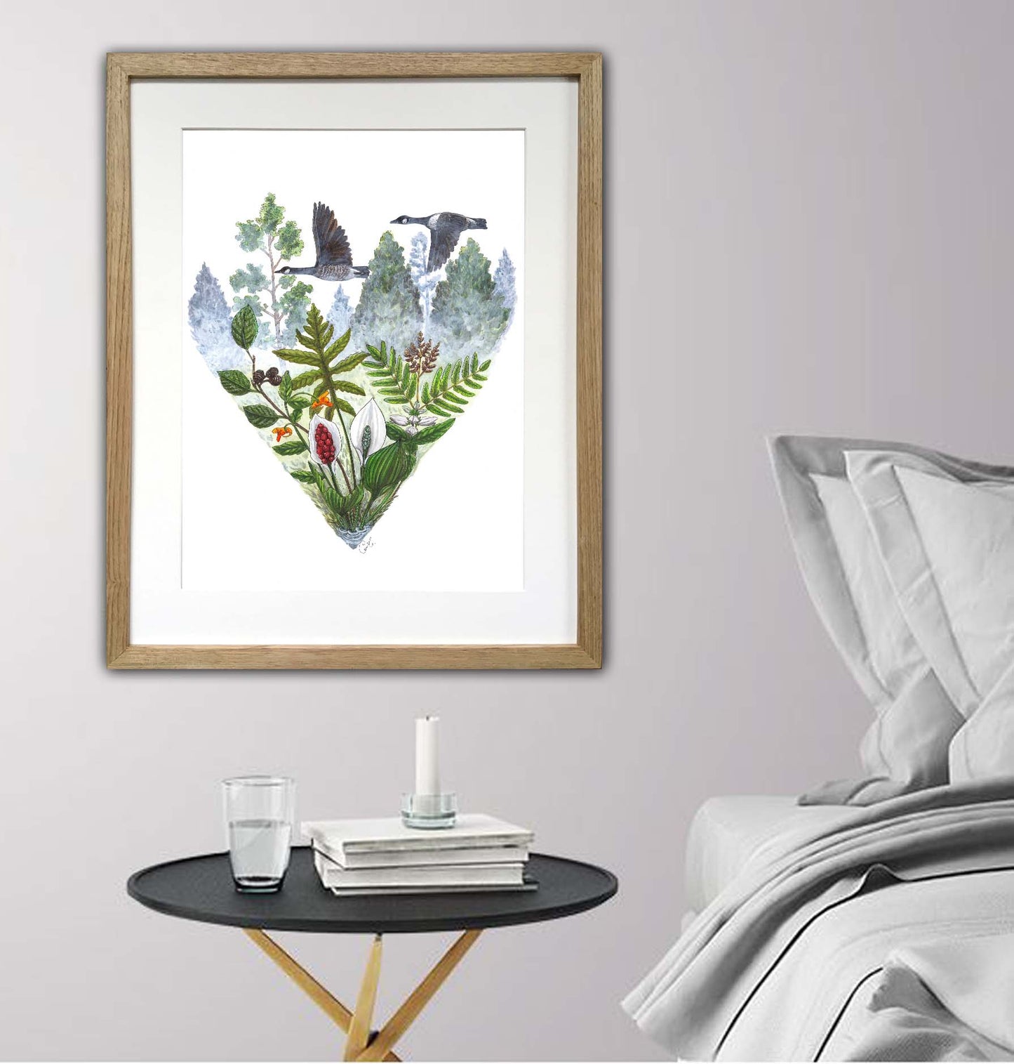 Cardinals and the Ginkgo