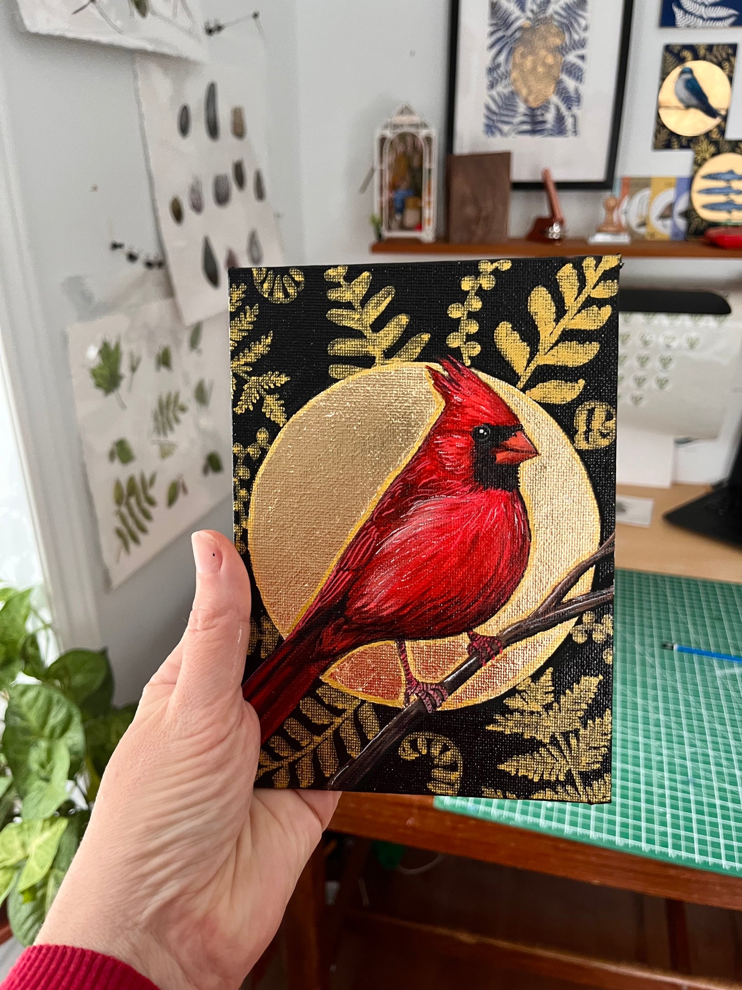 Peinture originale - Saint-Cardinal