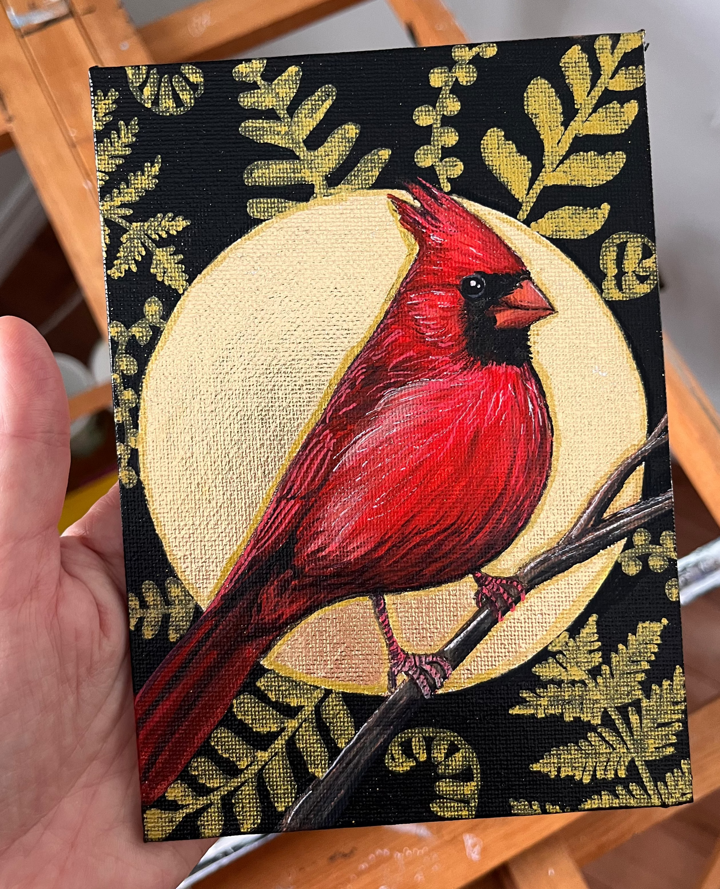 Peinture originale - Saint-Cardinal