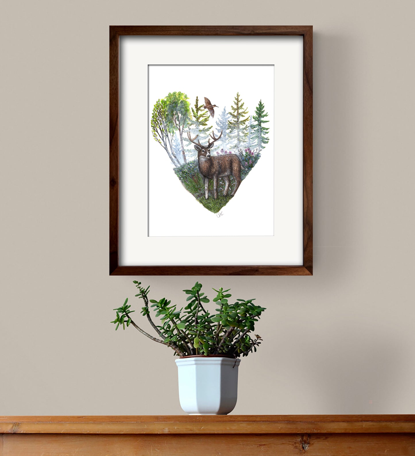 Cardinals and the Ginkgo