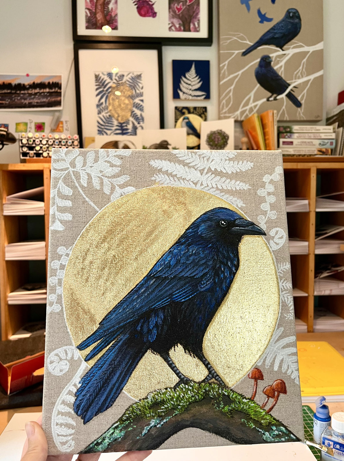 Original painting - Saint-Corbeau