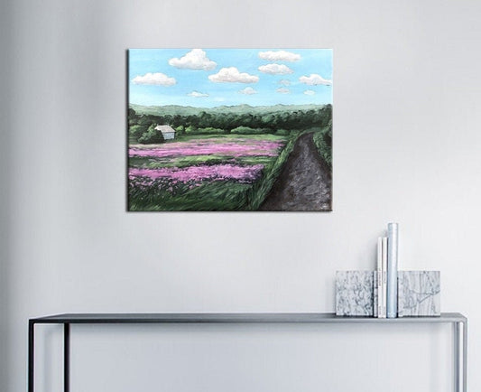 Peinture originale - Prairie no 2