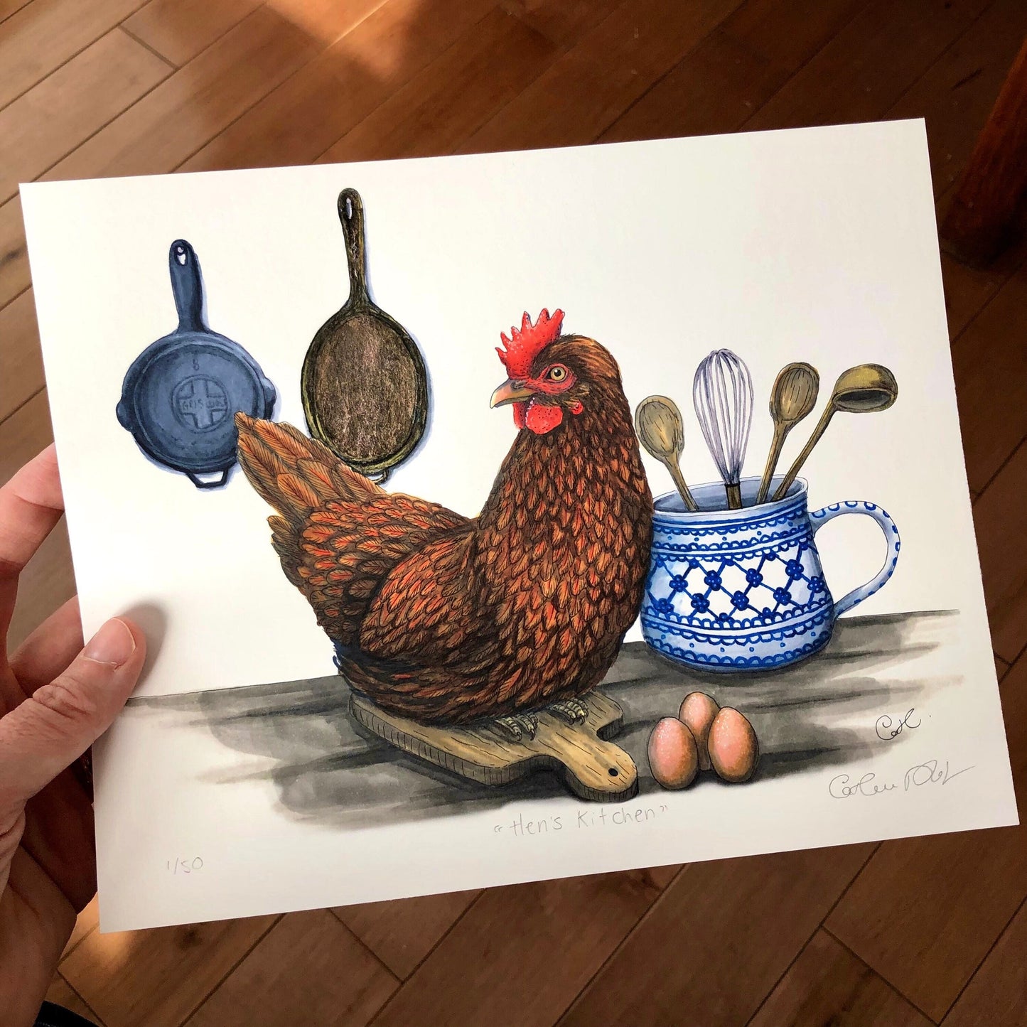 Impression d'art - Hen's Kitchen